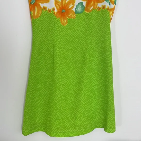 VINTAGE | Floral print sleeveless shift dress - Picture 5 of 7